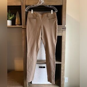 Theory | Brown Skinny Leg Riding Pull on Pants Size 2 B35